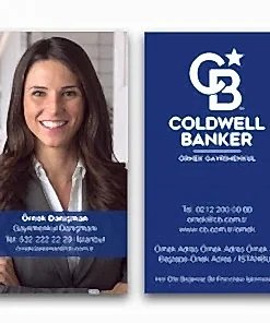 CB Danışman Kartvizit (700gr Bristol, Kabartma Lak, 8.4x5.2cm)