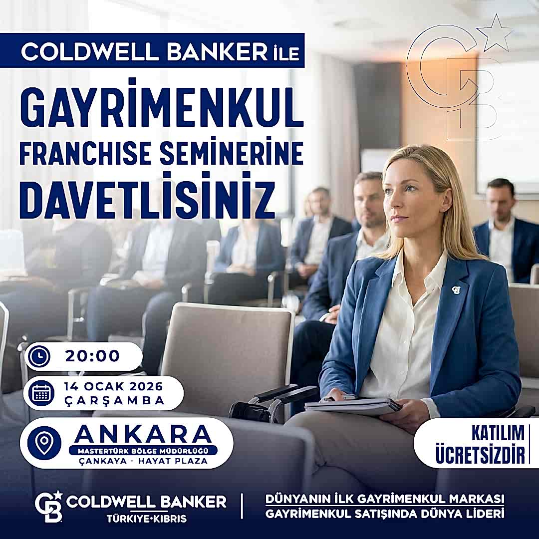 ANKARA FRANCHISE SEMİNERİ / 14 OCAK 2026 ÇARŞAMBA 20.00